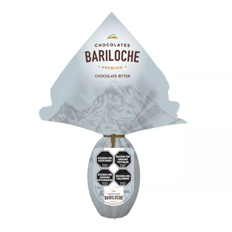 HUEVO BITTER BARILOCHE PREMIUM 80 GRS. 60217 - CAJA X 24 UNIDADES