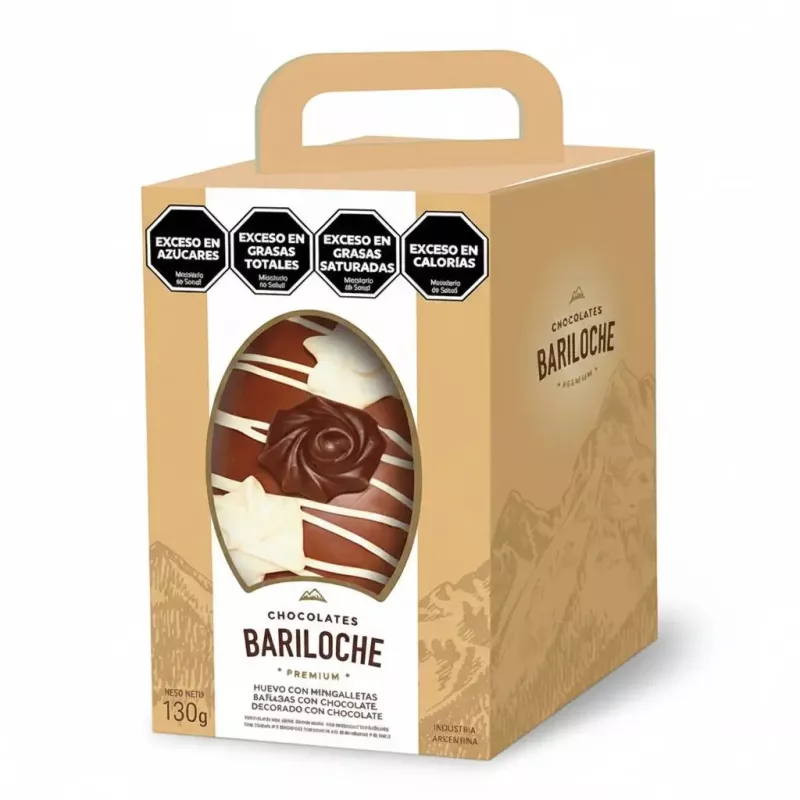 HUEVO DECORADO BARILOCHE PREMIUM 130Grs B60511 - CAJA X 12 UNIDADES