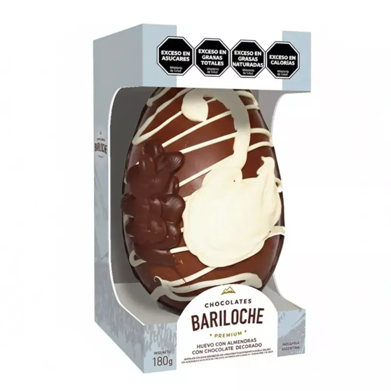 HUEVO DECORADO BARILOCHE PREMIUM 180Grs B60300 - CAJA X 12 UNIDADES