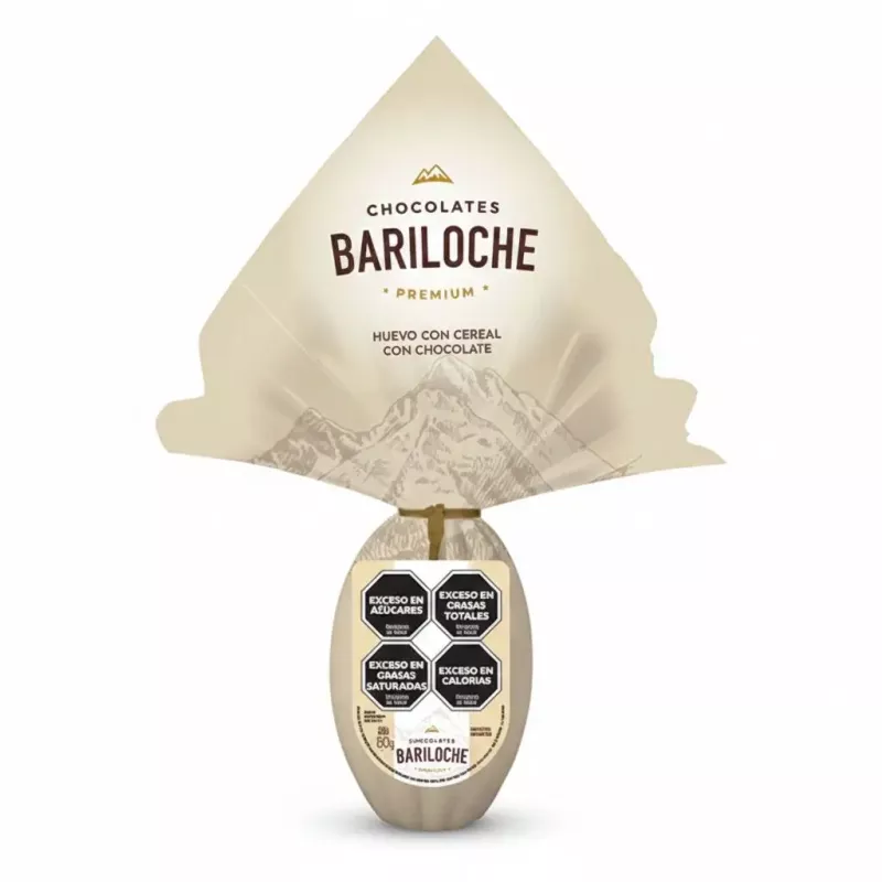 HUEVO DE PASCUA LECHE CON CEREALES BARILOCHE PREMIUM 80 Gramos 60290 - CAJA X 24 UNIDADES