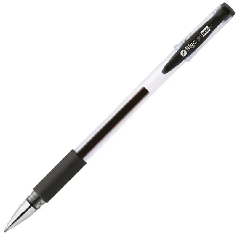 MARCADOR ROLLER GEL FILGO NEGRO