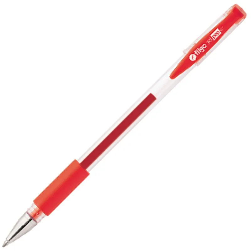 MARCADOR ROLLER GEL FILGO ROJO