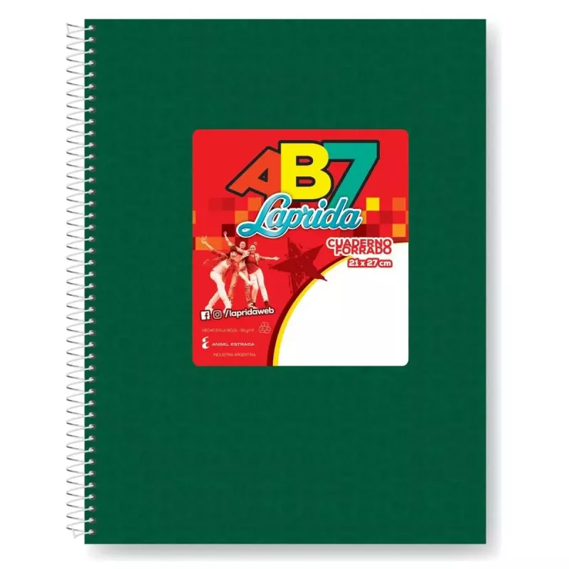 Pack de cuadernos Laprida AB7 21x27 venta mayorista directa de fábrica en Zona Norte.