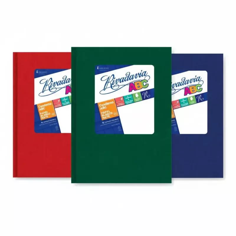 Pack de cuadernos Rivadavia ABC 50 hojas tapa dura venta mayorista directa.