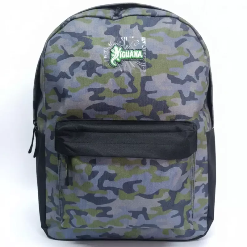 Mochila Iguana estampada de 17 pulgadas urbana con diseños exclusivos.