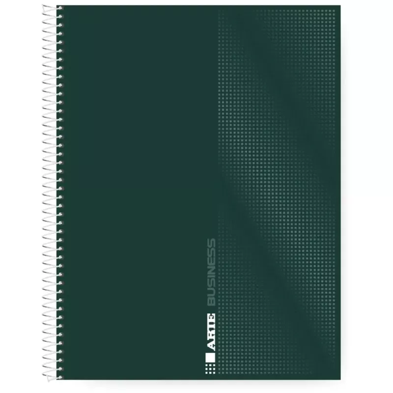 Cuaderno universitario A4 Arte Business tapa dura con espiral resistente para la facultad.