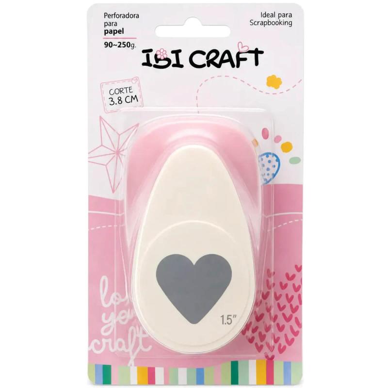 PERFORADORA ARTISTICA CORAZON IBI CRAFT 38 MM
