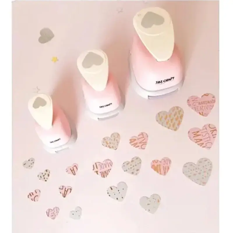 SET DE 3 PERFORADORAS DE CORAZON IBI CRAFT 16, 25 Y 38 MM