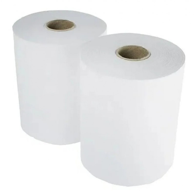 TOALLA DE PAPEL EN ROLLO 20cm x 300 METROS BOBINA RESISTENTE A LA HUMEDAD x 2 ROLLOS