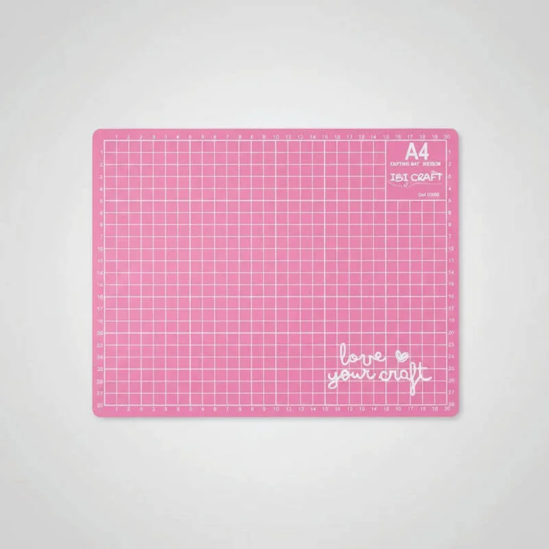 PLANCHA PARA CORTE IBICRAFT 30X22 A4 ROSA