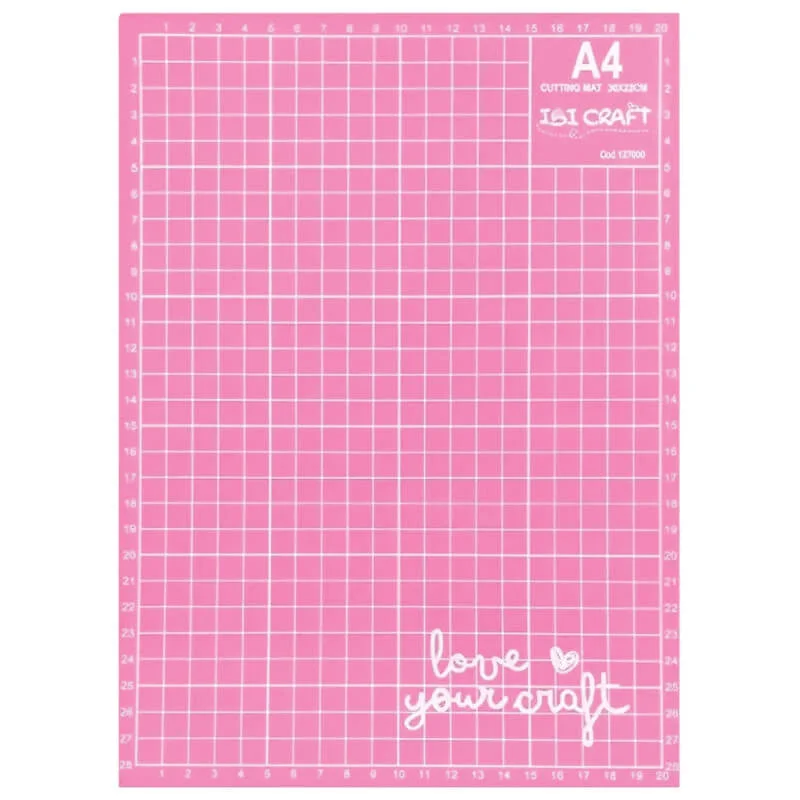 PLANCHA PARA CORTE IBICRAFT 30X22 A4 ROSA