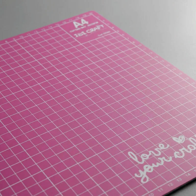 PLANCHA PARA CORTE IBICRAFT 30X22 A4 ROSA