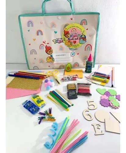 VALIJA DE ARTE INFANTIL IBI CRAFT SET ART 138 PIEZAS