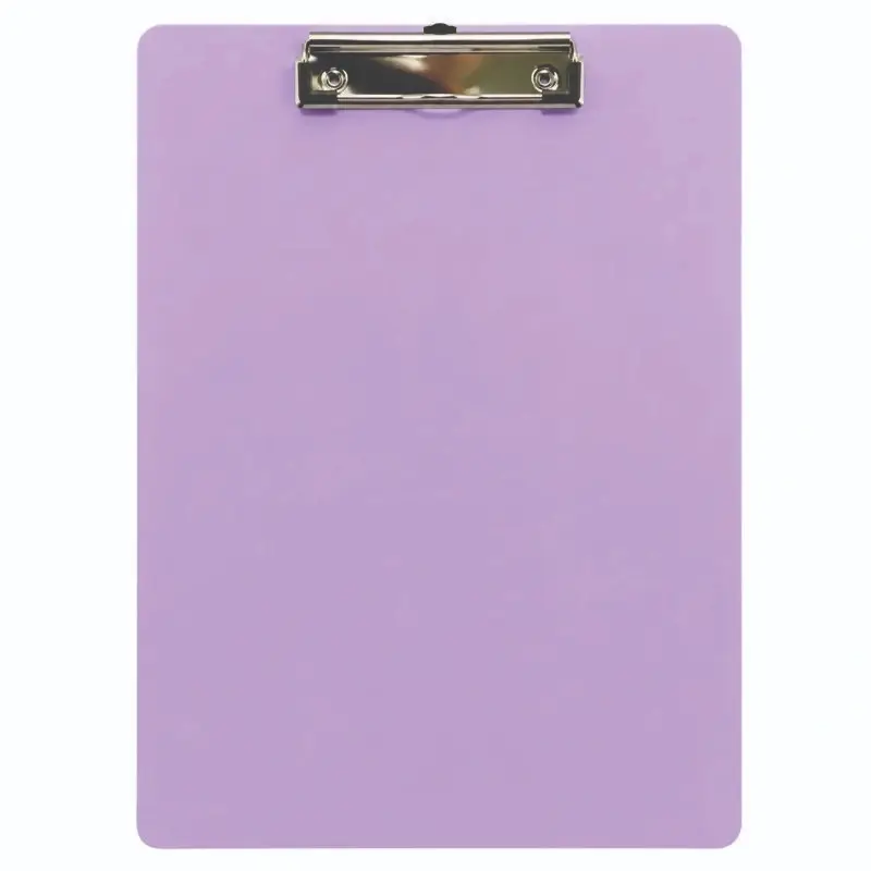 PORTA PLANILLAS - BLOCK OFICIO PLASTICO COLORES PASTEL