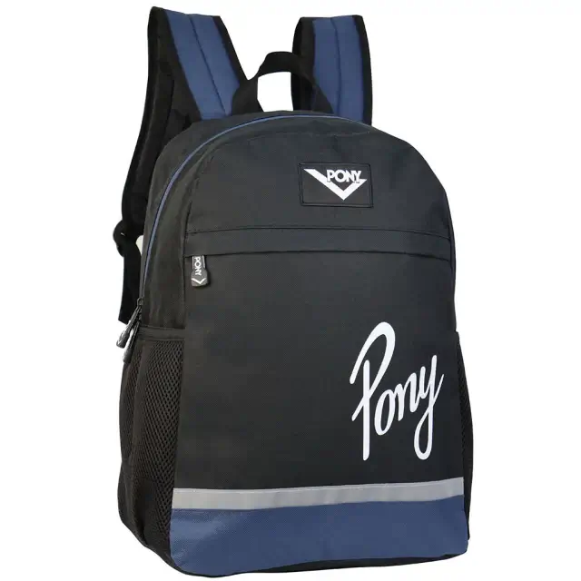 Mochila económica de 17" con espalda reforzada ideal para kits escolares 2026.