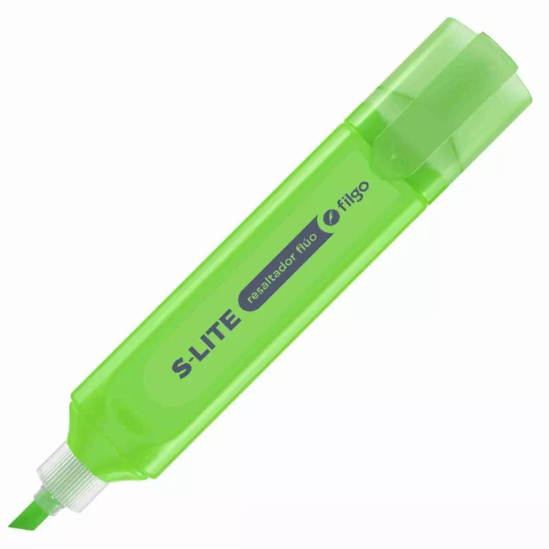 RESALTADOR FILGO CHATO VERDE FLUO