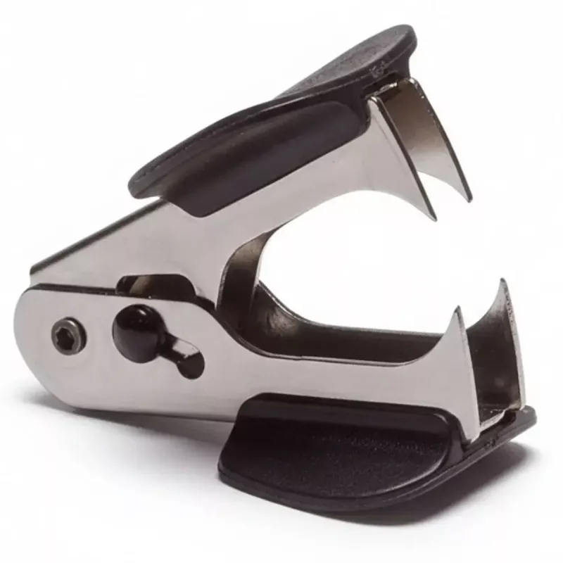 Quita ganchos sacabroches reforzado de oficina con traba de seguridad.