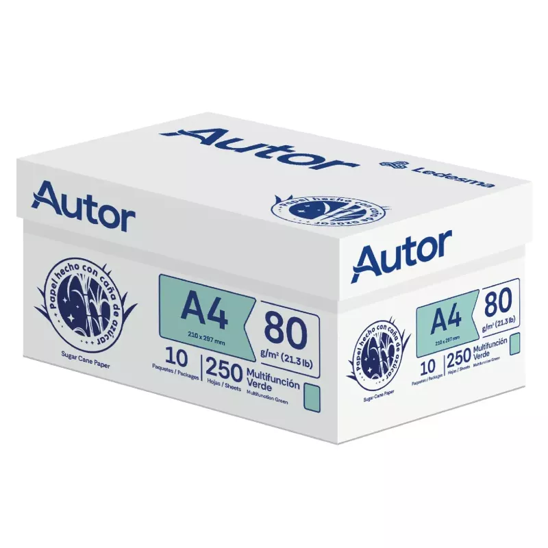 RESMA COLOR A4 X 250 HS 80 GRS. LEDESMA VERDE