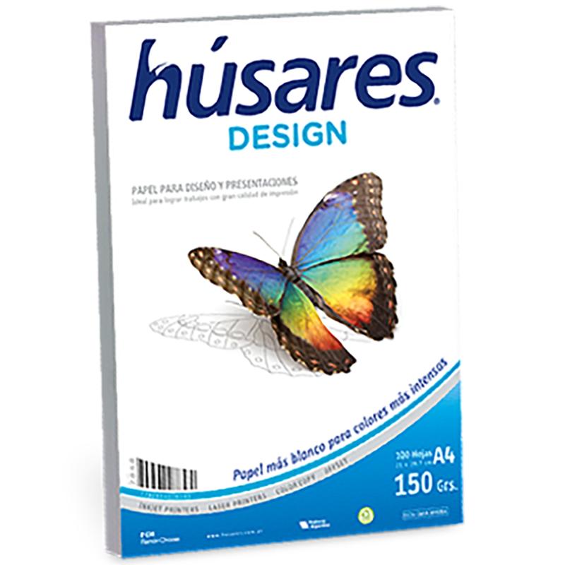 RESMA HUSARES DESIGN NOPA A4 150 GRS X100 HOJAS 7858
