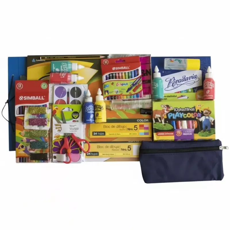 KIT ESCOLAR PREESCOLAR OPCION C