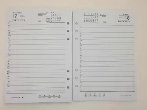 REPUESTO PARA AGENDA DIARIA NRO. 8 16X22 HOJA X DIA 2027