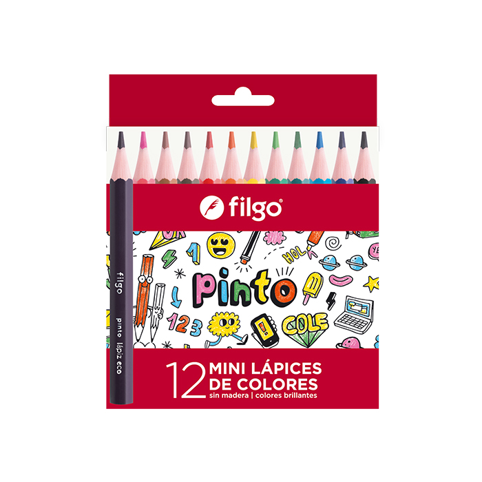 LAPICES DE COLORES X 12 CORTOS FILGO