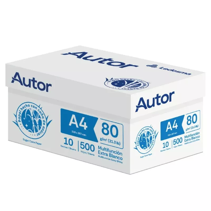 RESMA LEDESMA 80 GRS. A4 AUTOR