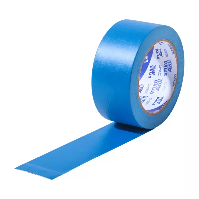 CINTA ADHESIVA DE PAPEL STIKO 48 MM AZUL
