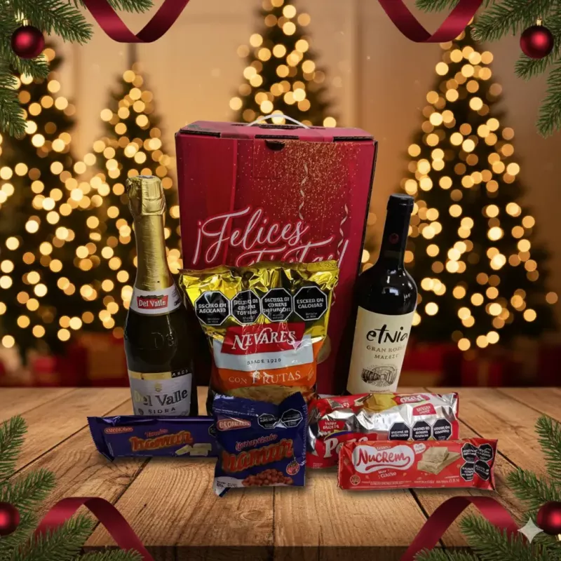 CAJA NAVIDEÑA AMBAR NUMERO 1