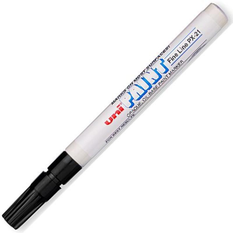 MARCADOR UNI PX21 PARA CUALQUIER SUPERFICIE FINO NEGRO