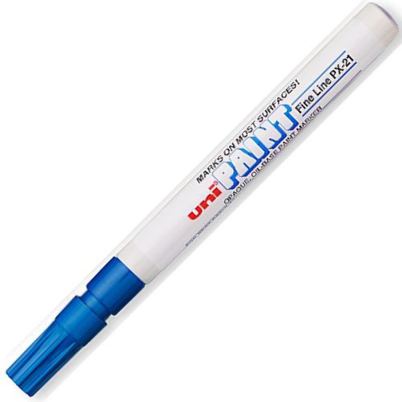 MARCADOR UNI PX21 PARA CUALQUIER SUPERFICIE FINO AZUL