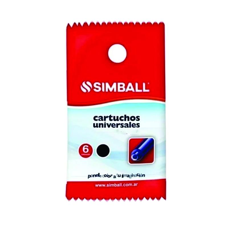 * CARTUCHO PARA LAPICERA - TRABI/FILGO/UTIL X 6***