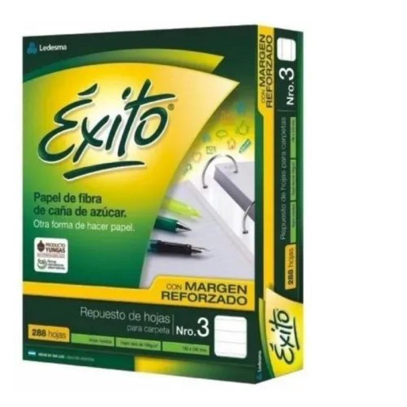 * REPUESTO EXITO MARGEN REFORZADO X 288 HS RAYADO- (LISTAS)