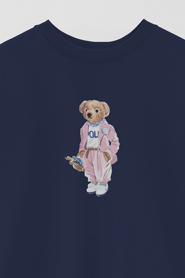 REMERA OVER ESTAMPADA UNISEX BEAR PINK BEAR