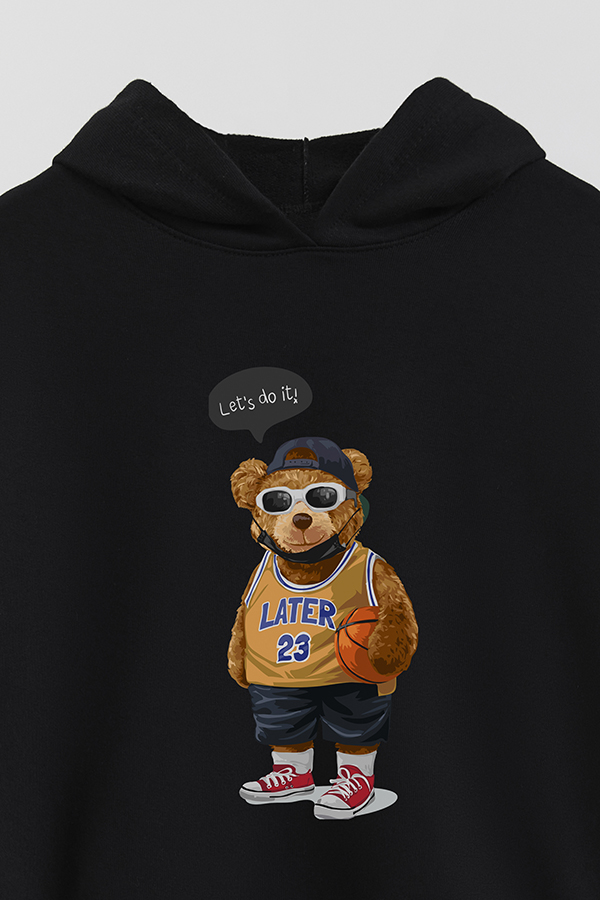 HOODIE RUSTICO KID TEDDY BASKETBALL PLAYER