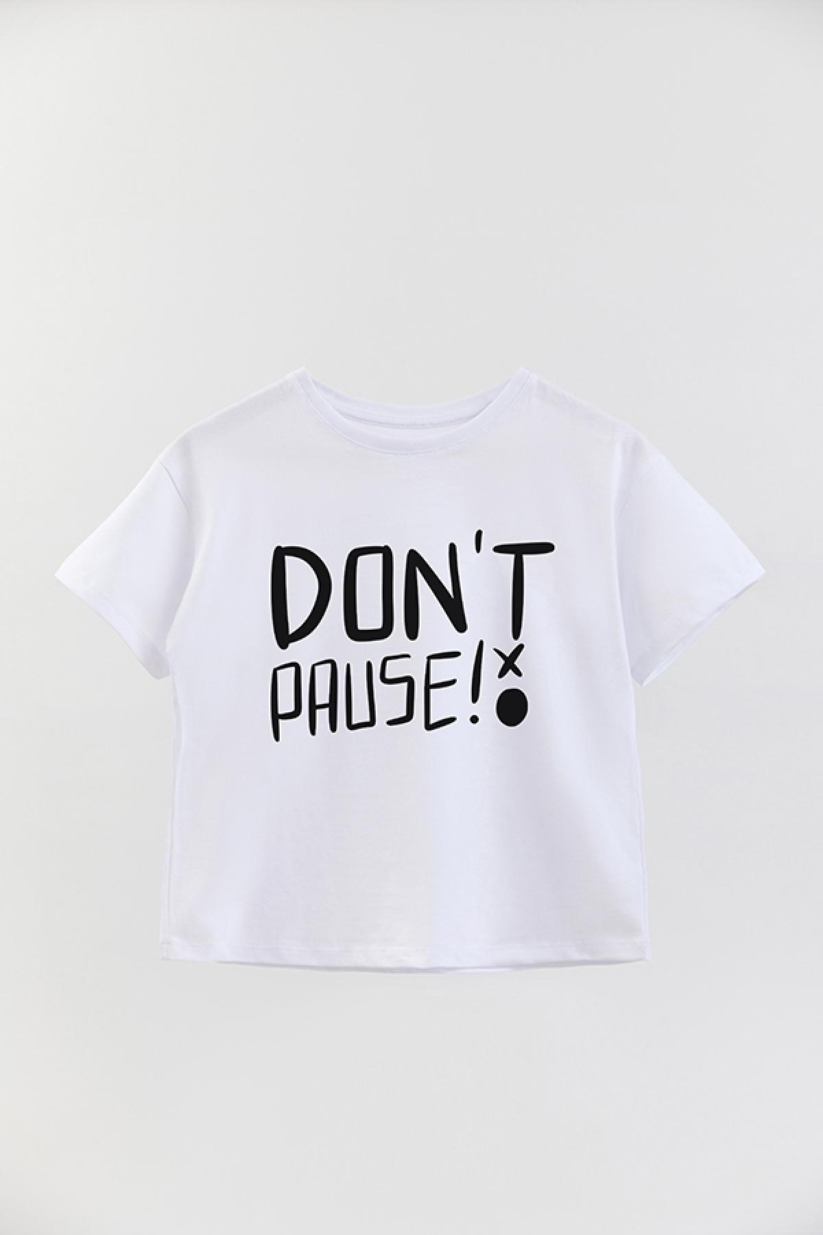 REMERA BOY GM DON'T PAUSE