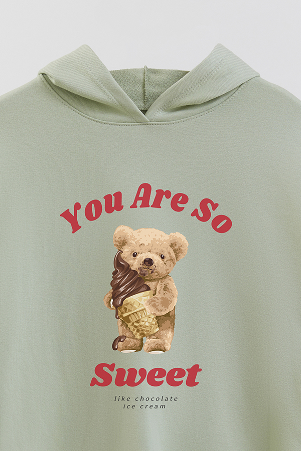 HOODIE RUSTICO BOY TEDDY YOU ARE SO SWEET
