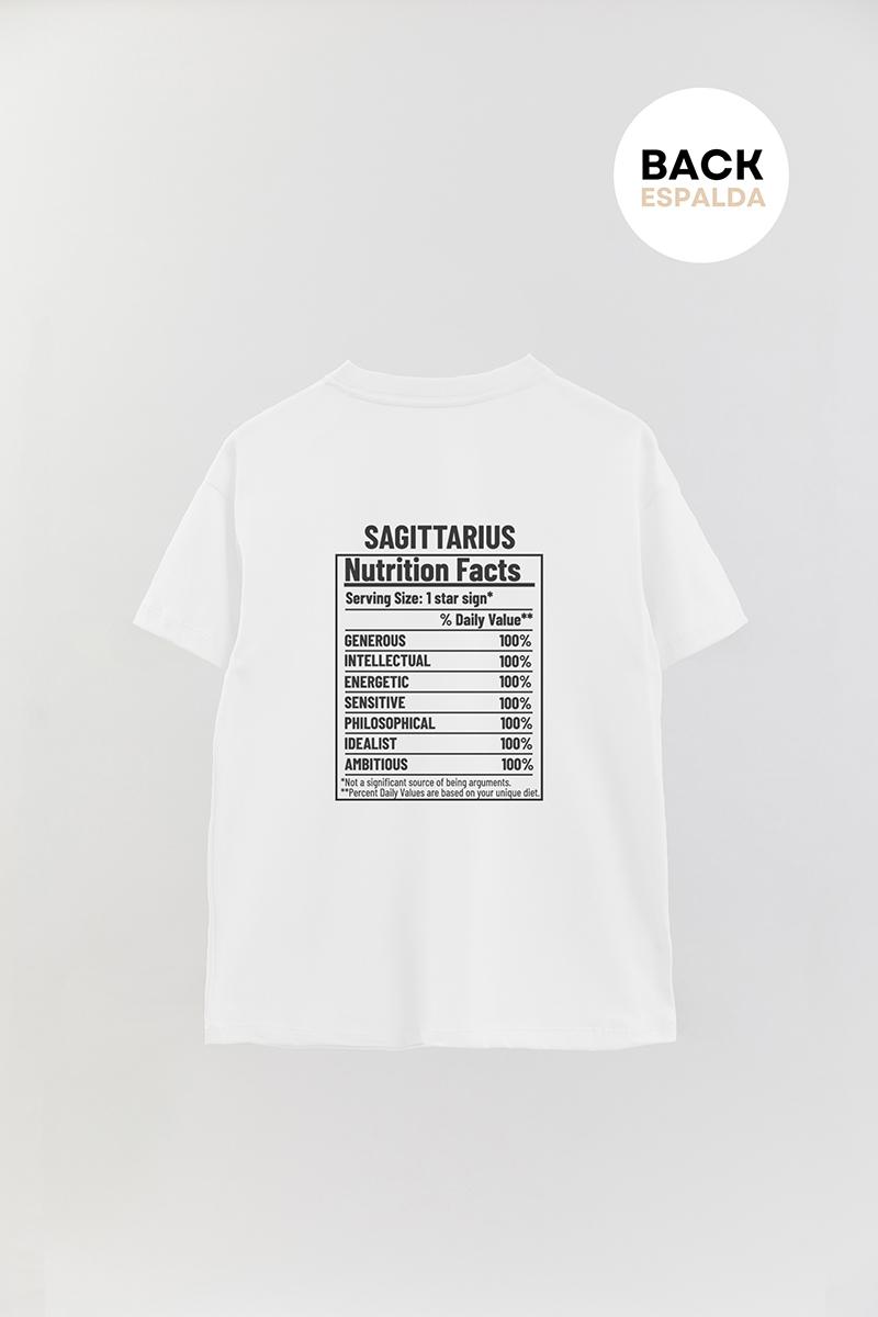 REMERA OVER ESTAMPADA UNISEX TBL SAGITTARIUS