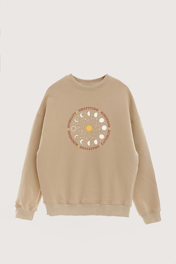 BUZO CREWNECK ESTAMPADO MST GRATITUDE