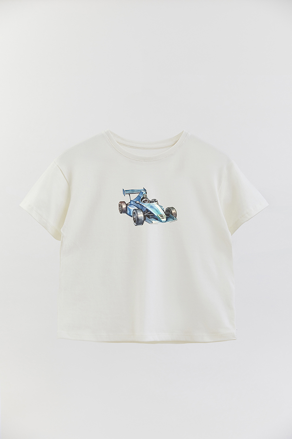 REMERA BOY OVER CP RACE CAR