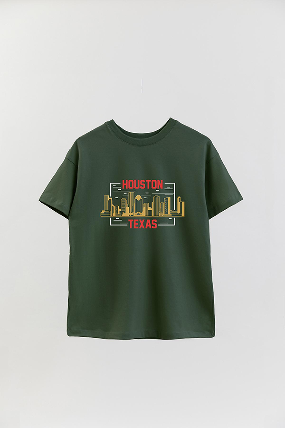 REMERA OVER ESTAMPADA CT HOUSTON TEXAS