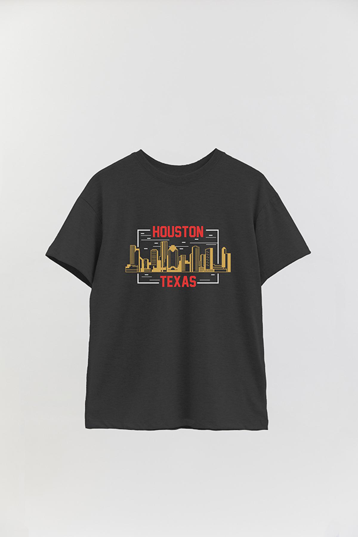 REMERA OVER ESTAMPADA CT HOUSTON TEXAS