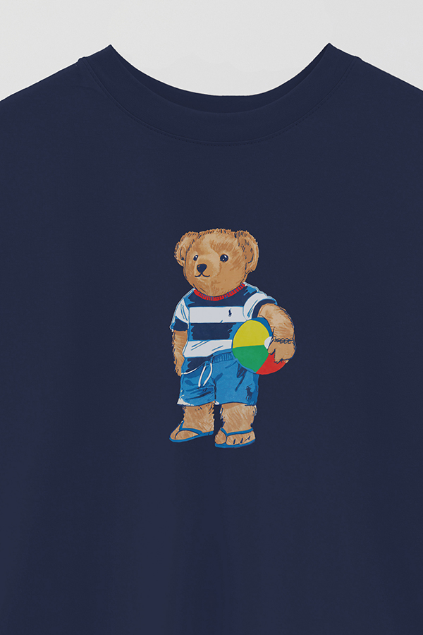 REMERA OVER ESTAMPADA UNISEX BEAR SUMMER