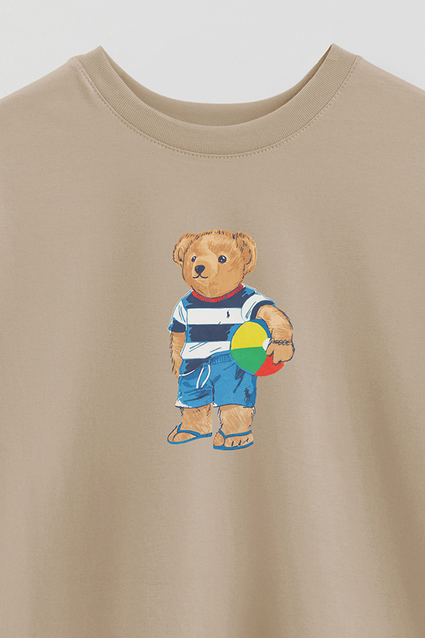 REMERA OVER ESTAMPADA UNISEX BEAR SUMMER