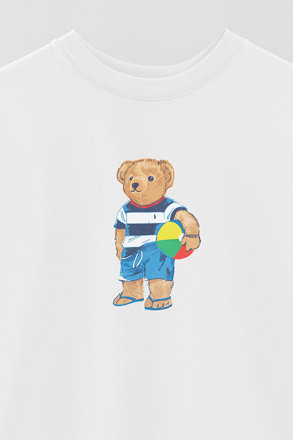 REMERA OVER ESTAMPADA UNISEX BEAR SUMMER