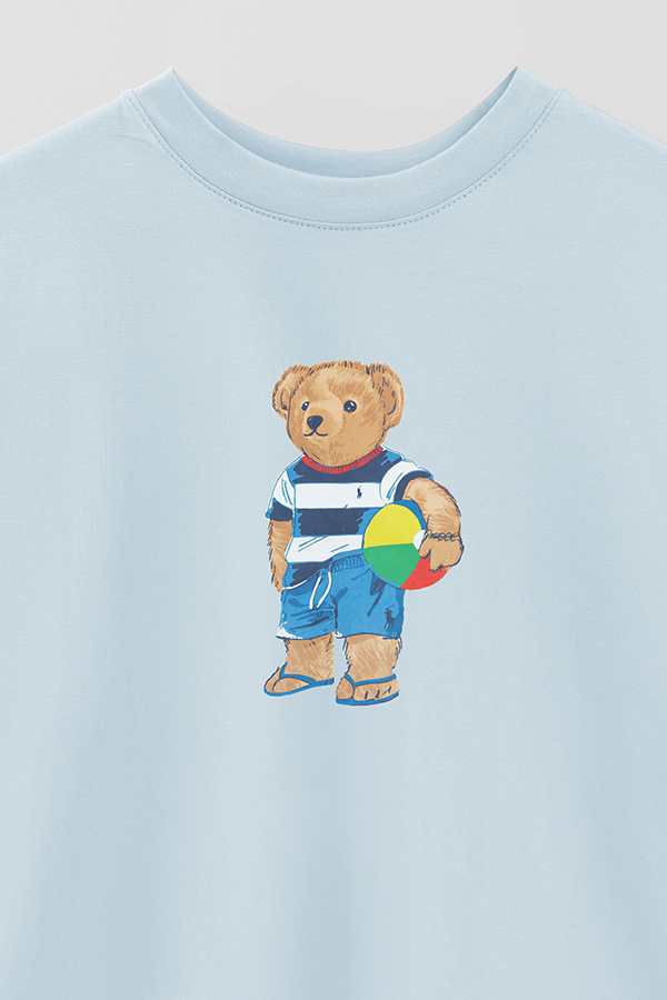 REMERA OVER ESTAMPADA UNISEX BEAR SUMMER