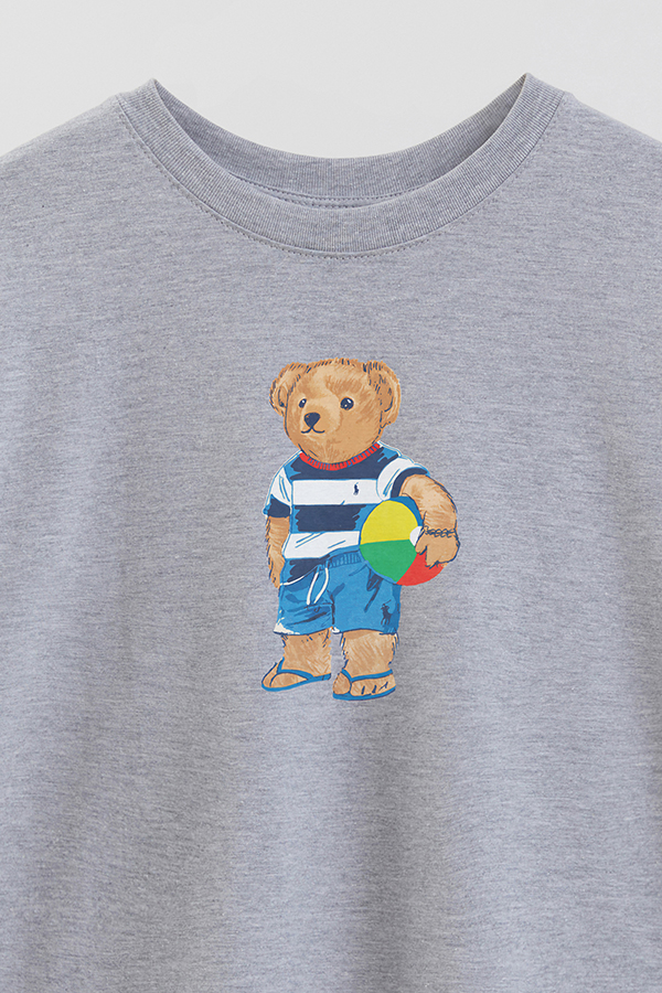 REMERA OVER ESTAMPADA UNISEX BEAR SUMMER