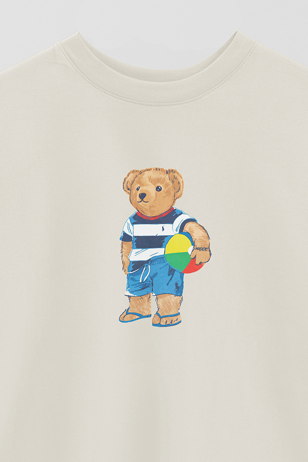 REMERA OVER ESTAMPADA UNISEX BEAR SUMMER