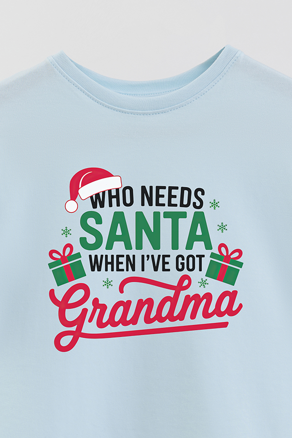 REMERA BASICA ESTAMPADA B XMAS GRANDMA