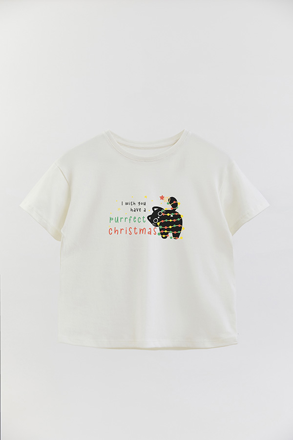 REMERA GIRL OVER JINGLE CAT 23